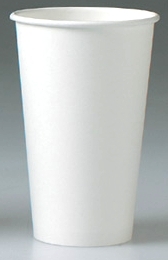 Solo 316W-2050 16 oz Hot Cup, White Poly-Lined Paper - 1000 / Case