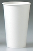 A Picture of product 100-253 Single Sided Poly Paper Hot Cup.  16 oz.  White Color.  Use CL316, LB316, TLB316, TLP316, TPLUS, TPLUSB Lids.  50 Cups/Sleeve.