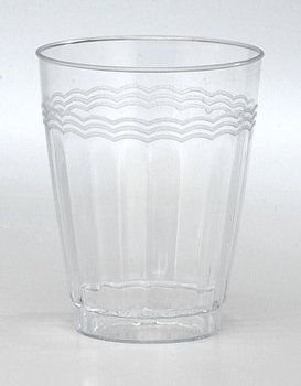 Resposables.  10 oz. Tumbler.  Extra Heavyweight.  Clear Color.  20 Cups/Sleeve, 240/Case