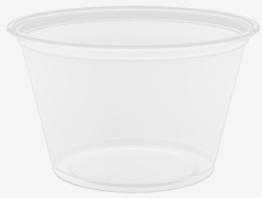 Conex® Complements Portion Cup.  4.00 oz.  Clear.  125 Cups/Sleeve.