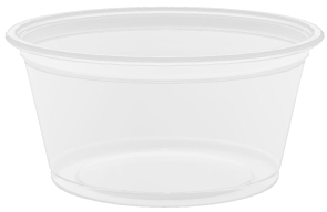 Conex® Complements Portion Cup.  2.00 oz.  Clear.  125 Cups/Sleeve, 2,500/Case.