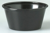 A Picture of product 106-414 Conex® Complements Portion Cup.  2.00 oz.  Black Color.  125 Cups/Sleeve, 2,500 Cups/Case.