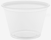 A Picture of product 106-422 Conex® Complements Portion Cup.  2.50 oz.  Clear.  125 Cups/Sleeve.