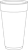 A Picture of product 107-408 Foam Cup.  20 oz.  White Color.  25 Cups/Sleeve, 500/Case