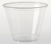 A Picture of product 101-729 Dart Ultra Clear Cups, Squat, 9 oz, PET, 50/Bag, 1000/Case