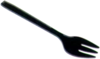 A Picture of product 191-120 Caterware® Catermate® Serving Fork.  9" x 2".  Gloss Black.
