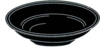 A Picture of product 193-197 Caterware® Caterbowl® Disposable Black Plastic Bowl. 80 oz, 25 Bowls/Case.