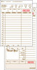 A Picture of product 196-101 GuestChecks™.  Three Part Carbonless.  15 Lines.  Tan.