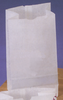 A Picture of product 300-102 Bakery Bag. Waxseal Automatic "S.O.S." Style.  5" x 3-1/8" x 9-3/16".  4 lb. Capacity.  White Color.