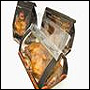 A Picture of product 321-201 Microwaveable Chicken Bag with Window.  7" x 5" x 10".  "Hot To Go" Design.