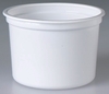 A Picture of product 327-402 MicroGourmet™ Polypropylene Food Container.  16 oz.  White Color.  Microwavable.  Use NL8X, NL8WX, NLV8X Lids.  50 Containers/Sleeve.