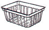 A Picture of product 340-101 PRODUCE TRAY CLEAR 1 1/2 QT.. 7 1/2 X 6 7/16 X 3 1/16 USE:GRAPES,SPINACH,RADISHES GAUGE=.015.