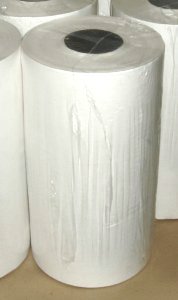 Butcher Paper Rolls.  40 lb.  White.  15" x 1,000 Feet.  Shrink Wrapped.