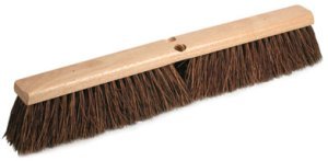 Floor Sweep Brush.  Palmyra Fiber.  18" Long with 3.25" Trim.