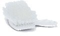 Utility Scrub Brush.  White Nylon.  9" Handle.  Ideal for all-purpose food service and healthcare cleaning.