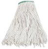 A Picture of product 530-303 Wet Mop.  Cut-End.  Economy 8-Ply Cotton.  16 oz.  1-1/4" Poly Tape Headband.
