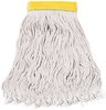 A Picture of product 530-305 Wet Mop.  Cut-End.  Best 8-Ply Rayon.  16 oz.  1-1/4" Poly Tape Headband.