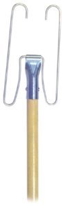 Triangle Dust Mop Frame and Handle Combo.  48" Handle. 12/Case