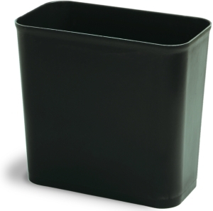 EPH Classified UL® Rectangular Fire Resistant Wastebasket.  28 Quart.  8-1/2" x 14" x 16" Tall.  Sand Color.