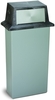 A Picture of product 561-118 Wall Hugger™ Receptacle.  23 Gallon.  11-1/2" x 19-3/4" x 30-1/2" Tall.  Gray Color.