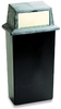 A Picture of product 561-120 Wall Hugger™ Receptacle.  23 Gallon.  11-1/2" x 19-3/4" x 30-1/2" Tall.  Beige Color.