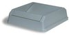 A Picture of product 562-191 Swingline™ Drop Shot Lid.  4-3/4" x 16-7/8" x 16-7/8".  Gray Color.  Fits 25 and 32 Receptacle.