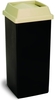 A Picture of product 562-193 Swingline™ Receptacle.  32 Gallon.  16-1/2" x 16-1/2" x 31-3/4".  Brown Color.