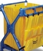 A Picture of product 563-100 Vinyl Replacement Bag for 275, 54, or 55 Cart.  29" x 20" x 20".  6 Bushel Capacity.  Yellow Color.