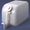A Picture of product 570-207 5 Gallon Dispenser.  19" x 10" x 9-3/4".  Molded Graduations.  Style A Faucet.  83 mm fill opening at 45 degree angle allows for full 5 Gallon Fill.  Extended Dispensing Spout fits standard 28 mm bottle neck openings.***MUST BE ORDERED IN QTY OF 8 EACH **
