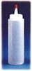A Picture of product 570-210 Medium Density Cylindrical Squeeze Bottle.  8 oz. Capacity.  38/400 Neck Finish with Yorker Spout Cap.  Molded Graduations.  High Density Polyethylene.