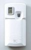 A Picture of product 603-323 Microburst® 3000 LCD Aerosol Dispenser.  White Color.  3.25" Wide x 6.625" Tall.  Uses Microburst® 3000 Refills.