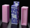 A Picture of product 603-403 Para Wall Block Odor Eliminator.  24 oz.  Cherry Fragrance.  Pink Color.  2-1/4" x 2-1/4" x 7" Para Block.