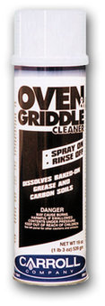 Oven & Griddle Cleaner.  For heavy duty cleaning.  19 oz. Aerosol.