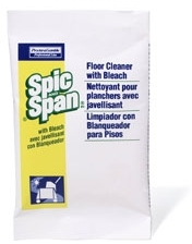 Spic and Span® Floor Cleaner With Bleach Packets,  2.2oz Packets, 45/Carton