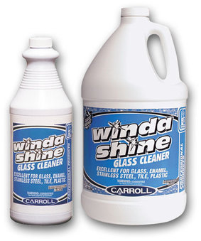Winda Shine Glass Cleaner.  Non-ammoniated formula.  1 Quart.