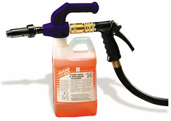 Clean on the Go® Foam Gun with "Fresh Rinse" Spray.