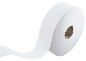 KIMBERLY-CLARK PROFESSIONAL* JRT Jumbo Roll Bathroom Tissue, 1-Ply, 9" dia, 2000ft, 12/Carton