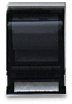A Picture of product 892-402 Silhouette® Universal-Use Roll Towel Dispenser.  10 5/8 X 15 3/4 X 8 3/4 in. Translucent Black.