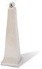 A Picture of product 970-105 GroundsKeeper® Smoking Management Receptacle.  12-1/4" x 12-1/4" x 39.4".  Beige Color.