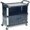 A Picture of product 970-190 Xtra™ Equipment Cart.  300 lb. Weight Load.  40-5/8" x 20-3/4" x 37.8".  Black Color.