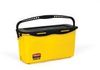 A Picture of product RCP-Q95088YW Rubbermaid® Commercial HYGEN™ HYGEN™ Charging Bucket,  Yellow