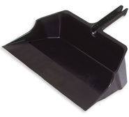 Jumbo Dust Pan.  22" x 18" x 7-3/4".  Black Color.