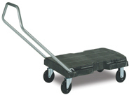 Triple® Trolley, Standard Duty with User-Friendly Handle and 5" dia x 7/8" Casters.  500 lb. Capacity.  32-1/2" x 20".  Black Color.  3-Position Handle.