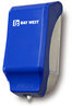 A Picture of product 971-270 OptiSource® Soap Dispenser.  Blue Translucent Color.