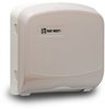 A Picture of product 971-616 Silhouette® Compact Folded Towel Dispenser. 12 3/8 X 13 X 4 7/8 in. Translucent White.