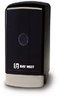A Picture of product 975-645 Silhouette® 1,200 mL Soap Dispenser.  Black Color.  Uses 1,200 mL Refills.