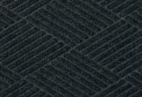 Waterhog™ Diamond Fashion Border Entrance-Scraper/Wiper-Indoor/Outdoor Floor Mat. 3 X 10 ft. Charcoal.