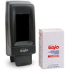 A Picture of product 972-971 GOJO® NATURAL* ORANGE™ Pumice Hand Cleaner.  PRO™ 2000 Starter Kit 1 Dispenser/ 1 Refill.