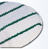 A Picture of product 972-439 Carpet Bonnet.  17" Diameter.  Looped Construction with Scrubbing Strips.