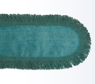 Microfiber Dust Pad.  5" x 36" Dry Pad with Fringe.  Launderable.